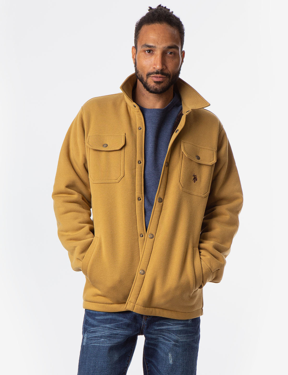 us polo assn half jacket