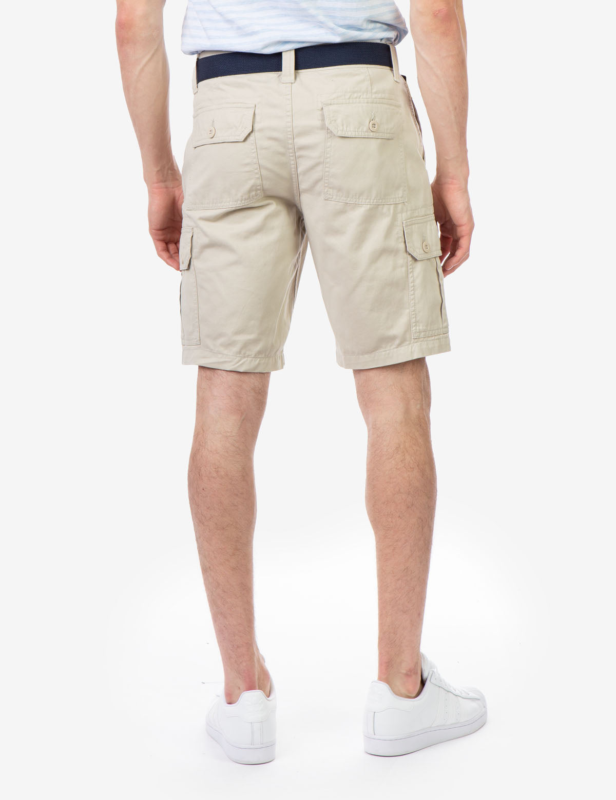 polo khaki cargo shorts
