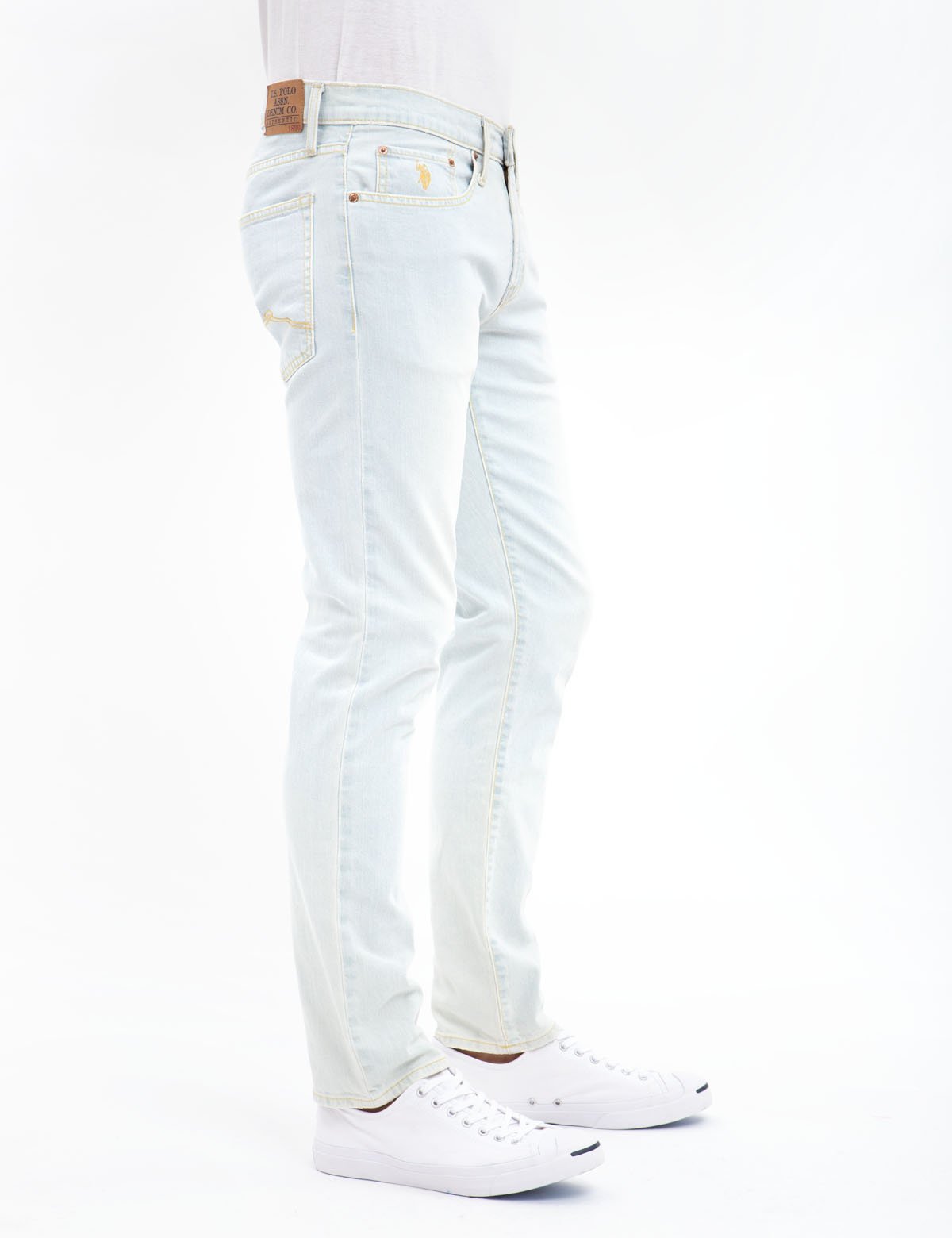 us polo white jeans