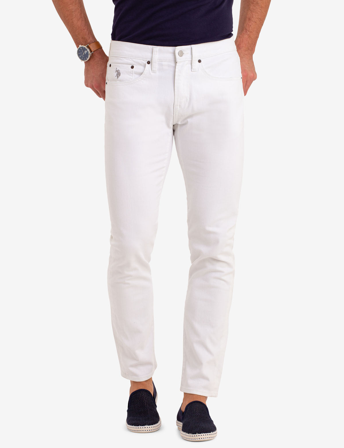 us polo white jeans