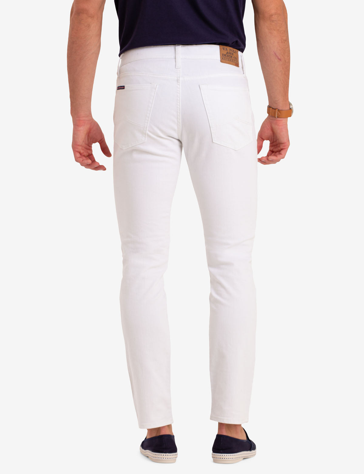 us polo assn white jeans