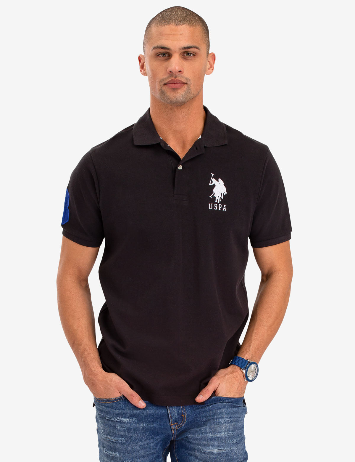 U.S POLO BRAND Denim Men's Polo Half sleeve T-shirt – Gaon Wallah