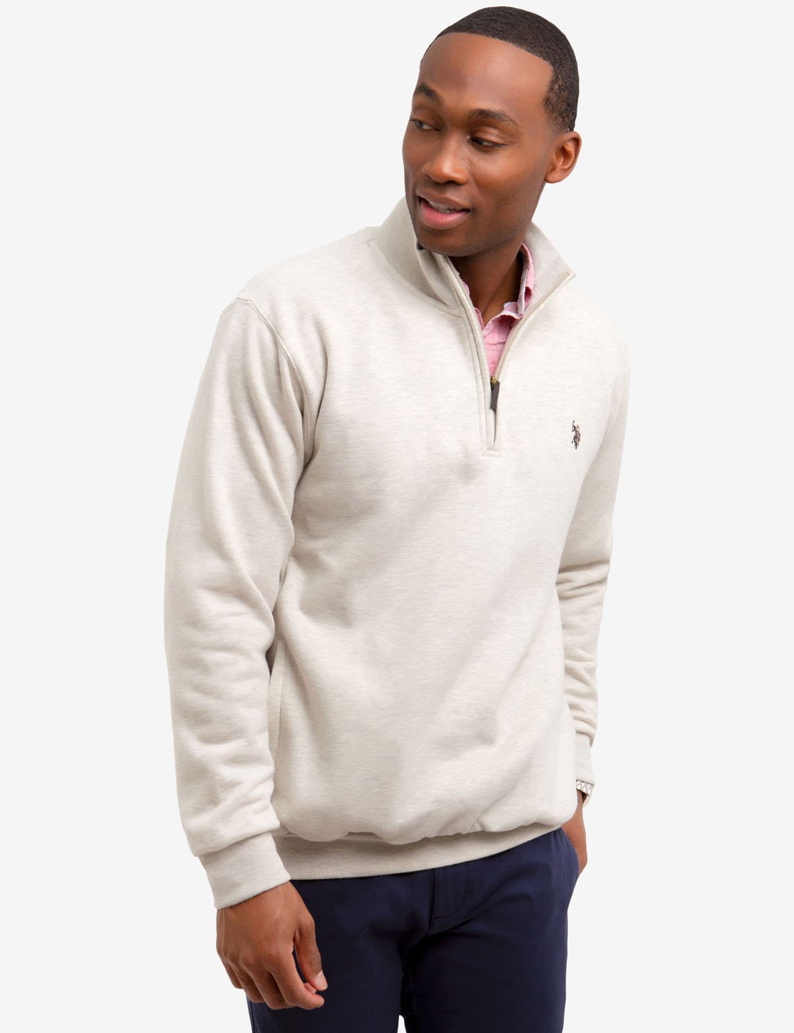 QUARTER ZIP PULLOVER SWEATSHIRT– U.S. Polo Assn.