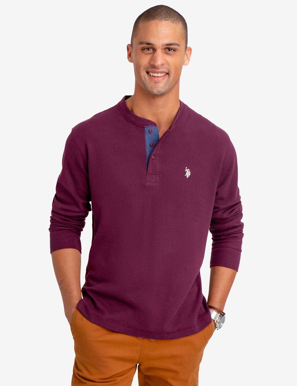 us polo henley t shirt