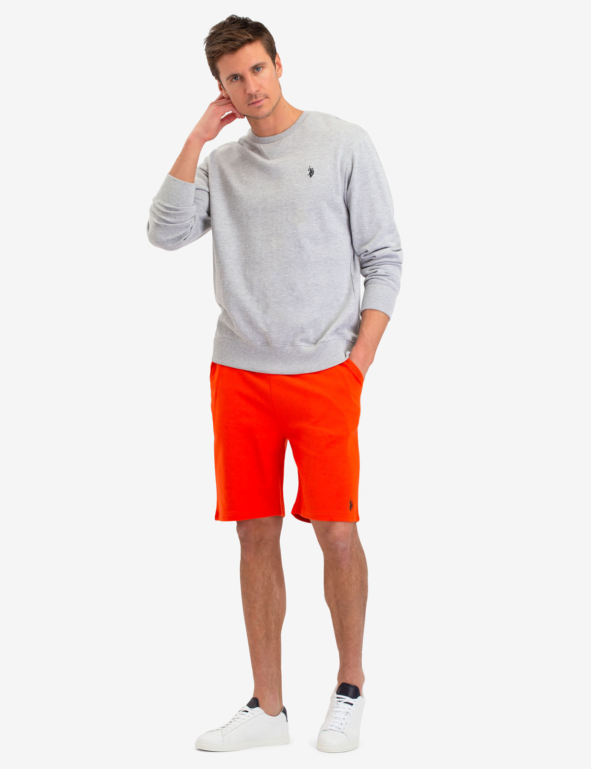polo french terry shorts