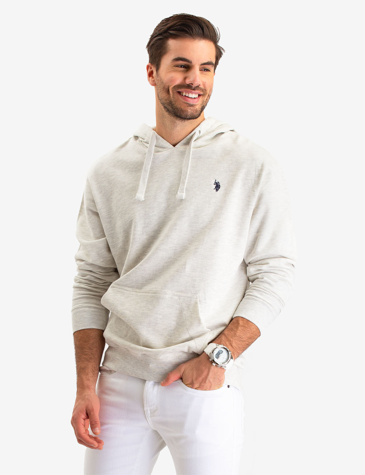 polo terry hoodie