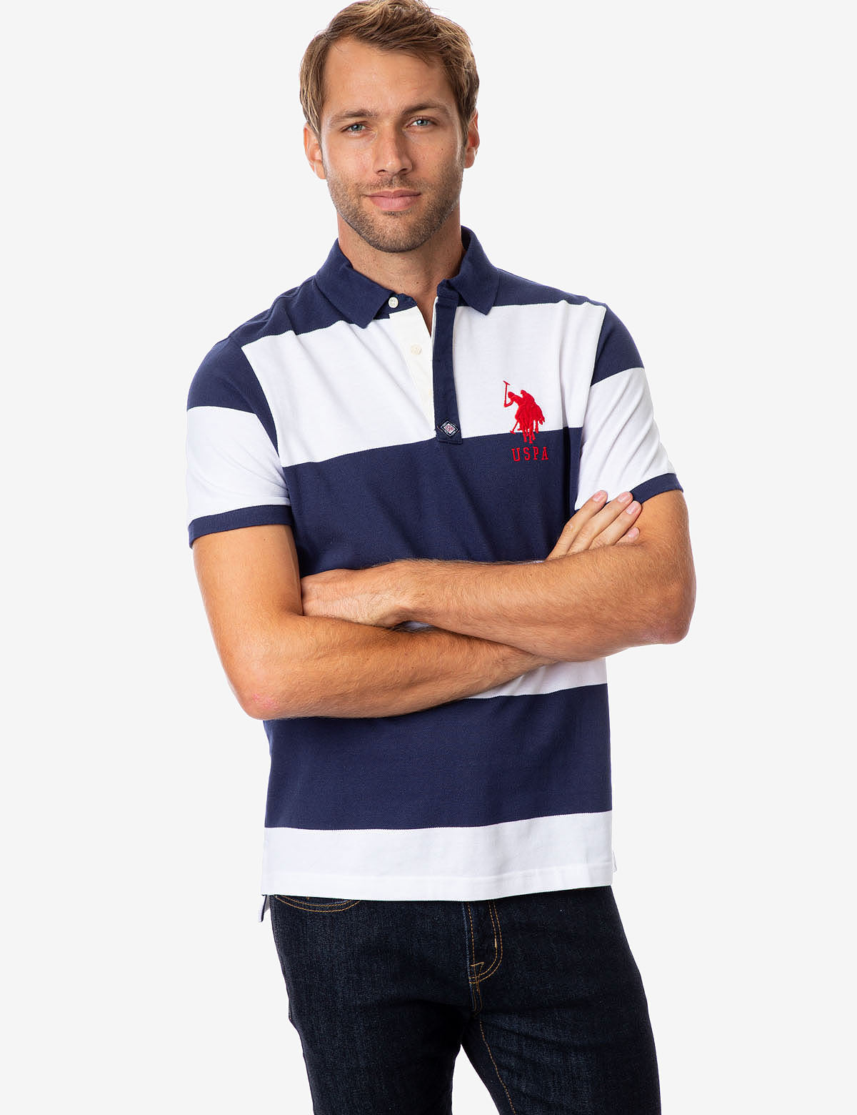 Rugby Stripe Polo Shirt Us Polo Assn 