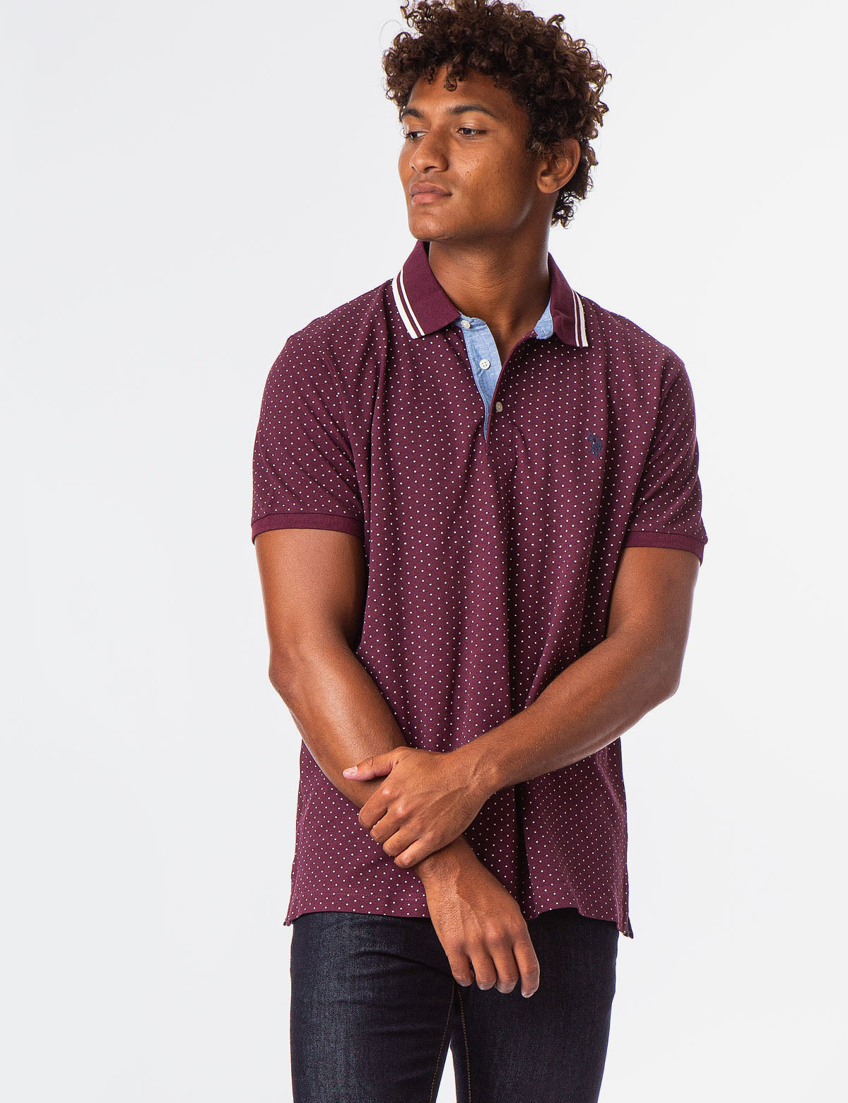 DOT PRINT POLO SHIRT– U.S. Polo Assn.