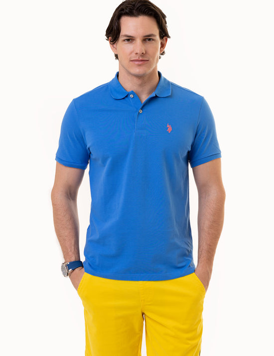 SOLID PIQUE SMALL LOGO POLO SHIRT– U.S. Polo Assn.