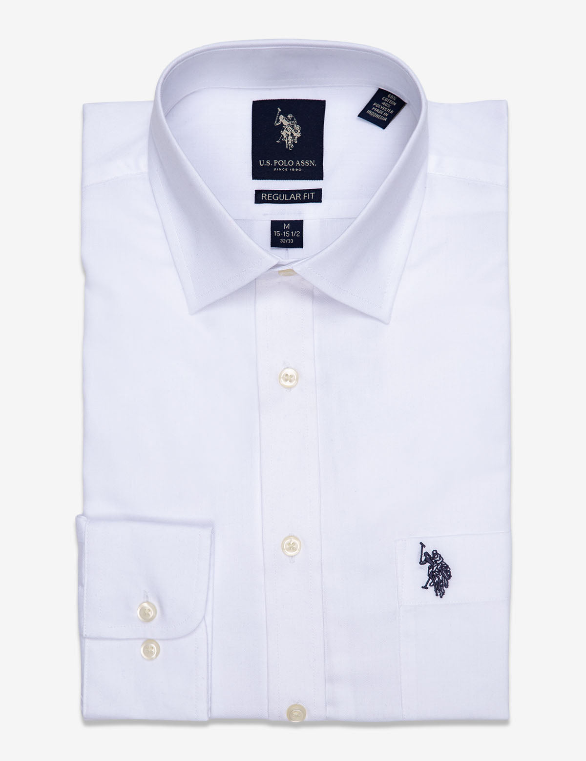 white polo dress shirt