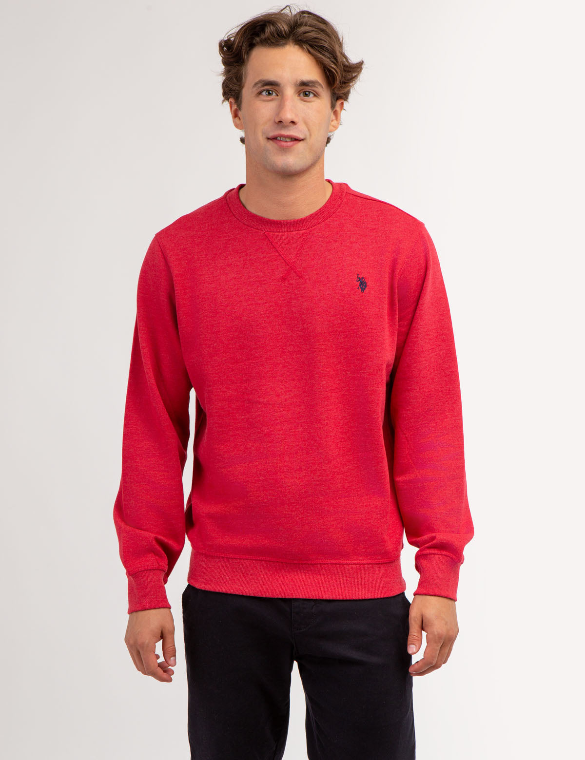 SOLID CREW NECK SWEATSHIRT– U.S. Polo Assn.