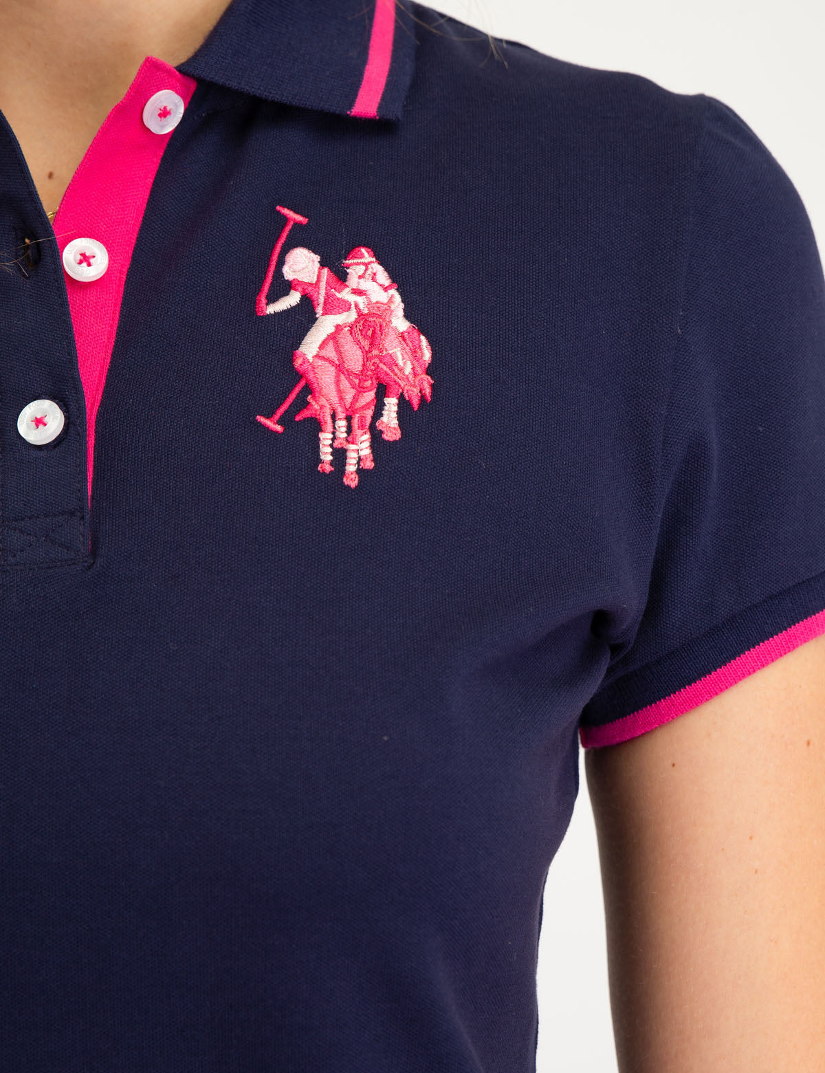 polo shirt with big pony