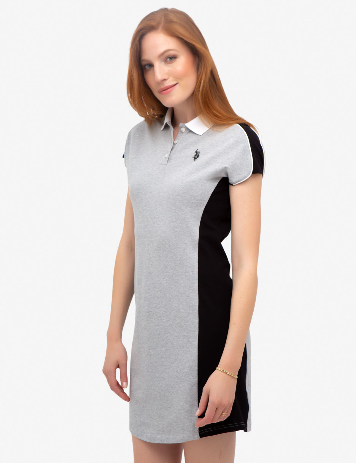 grey polo dress