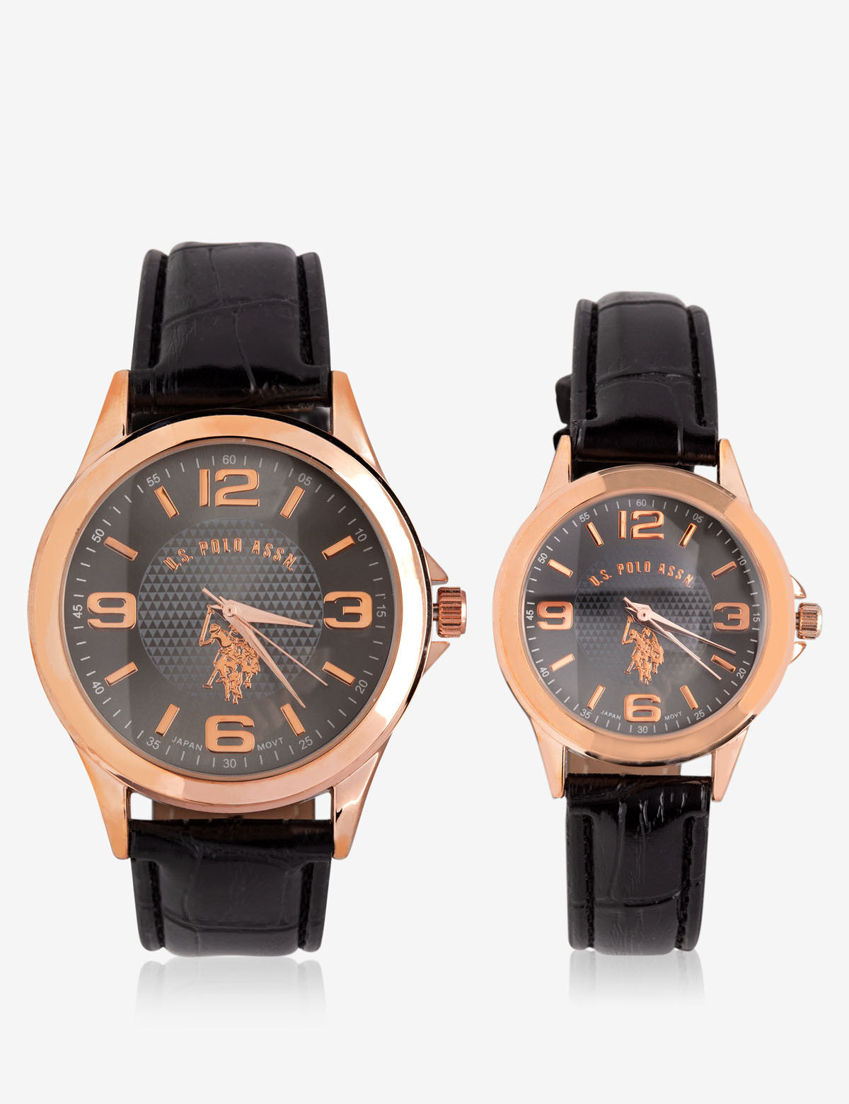 us polo assn his and her watch set