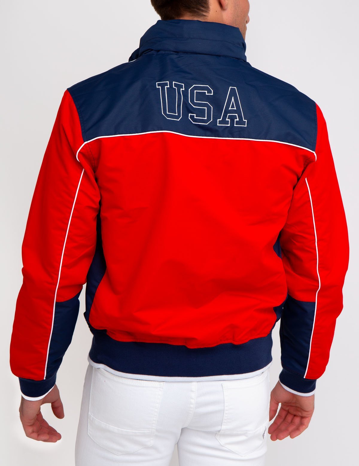 us polo assn red jacket