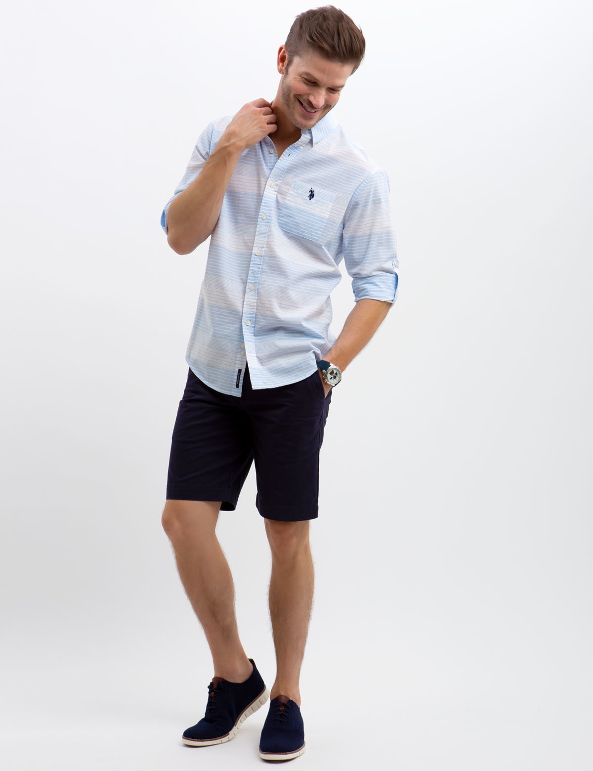 polo shorts outfit