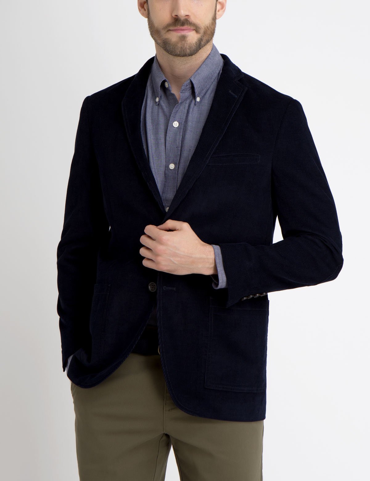 NAVY CORDUROY BLAZER - U.S. Polo Assn.