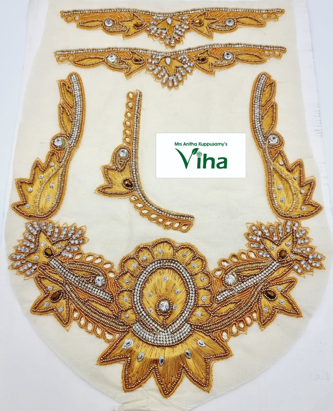 Blouse Back,Front,Hand Patches – Viha Online