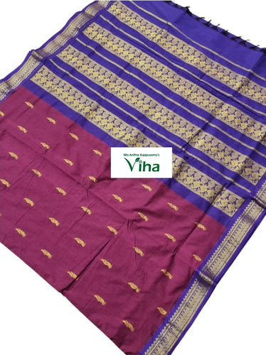Kalyani Cotton Silk Saree With Blouse (Inclusive Of All Taxes) – Viha Online