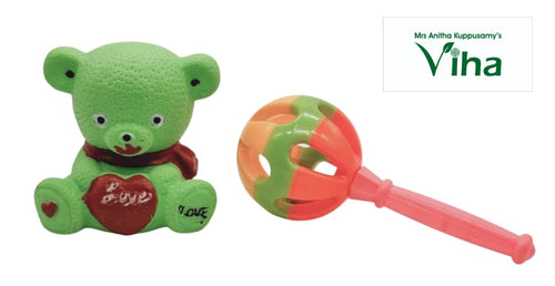 Buy Teddy Bear Stick Rattle Online in New Zealand