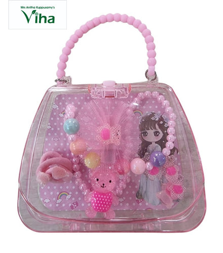 Buy Saamarth Impex Pink Color Barbie Print Sling Bag for Girls SI-3354 at  Amazon.in