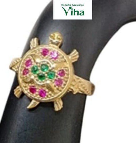 Silver Gomathi Chakra Ring – Viha Online