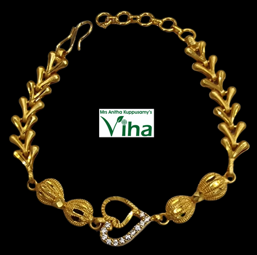 Panchaloham Impon Five Mettal Kada Bracelets for Man and Woman - Etsy | Man  gold bracelet design, Delicate gold jewelry, Baby jewelry gold
