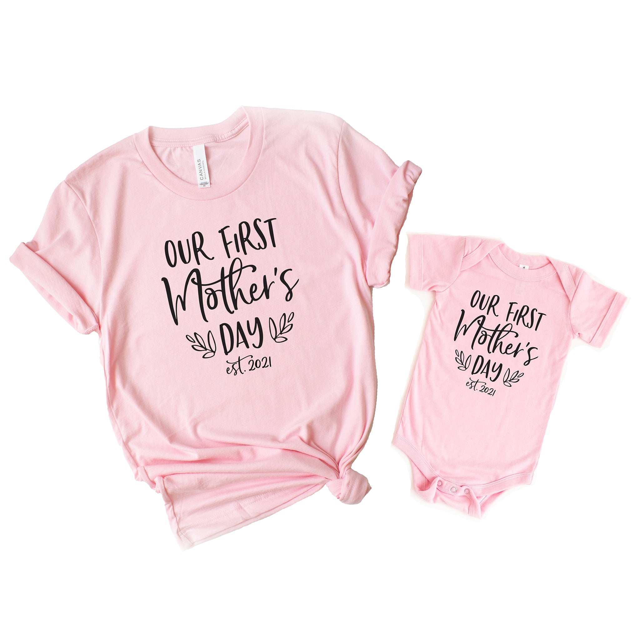 1st mothers day matching shirts