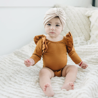 Turban bébé nounours en sherpa, bandeau bébé neutre, turban neutre