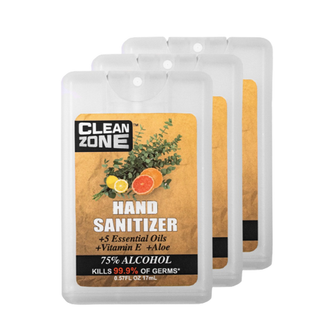 Clean Zone Hand Sanitizer Spray Card Sized Great Smell Ce Tools