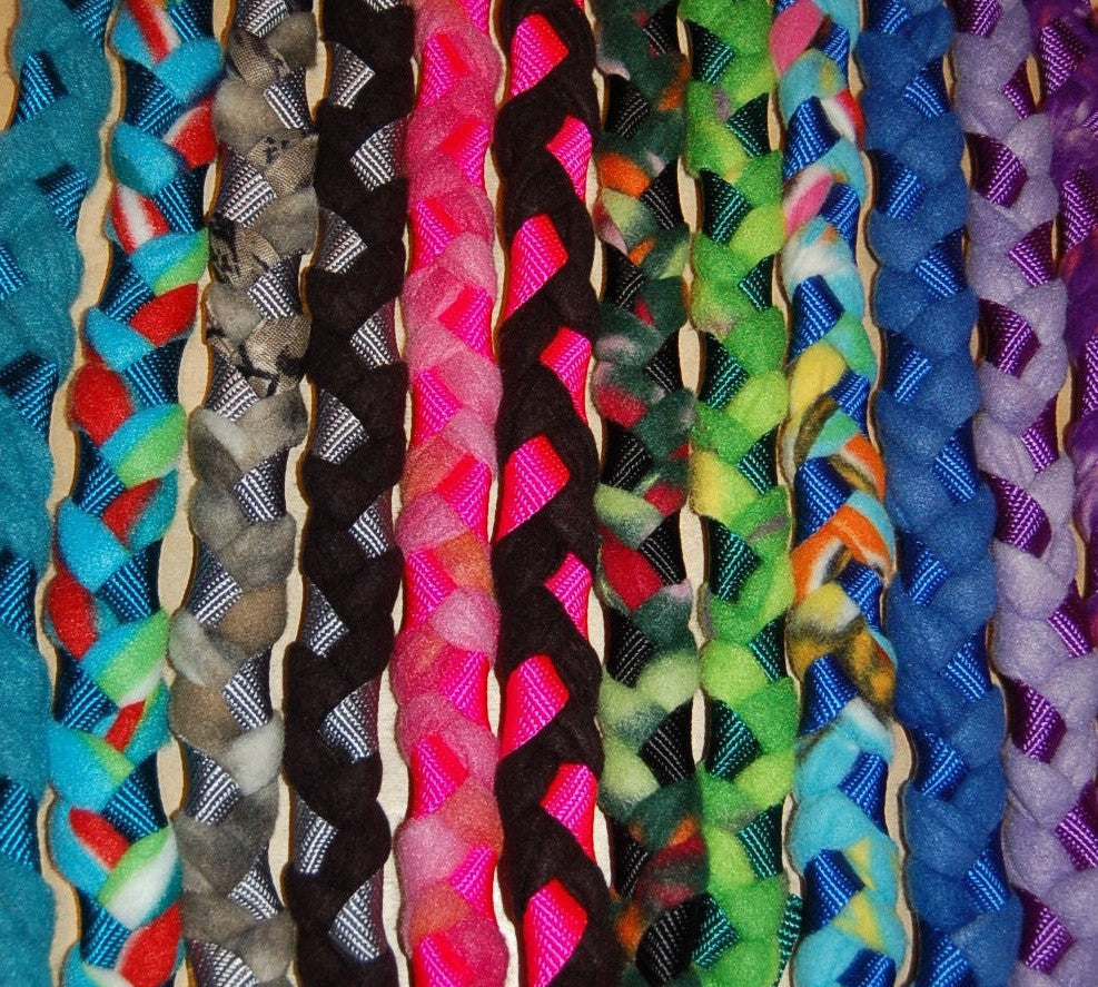 Solid Colored Braided Fleece Leashes ~ Handmade in the USA – Planet ...