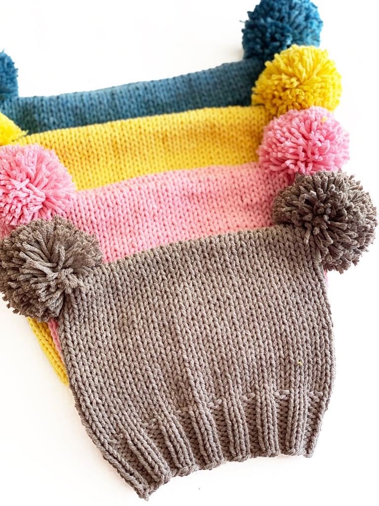 Koala Bear Hat Kit – Knit One, Crochet Too