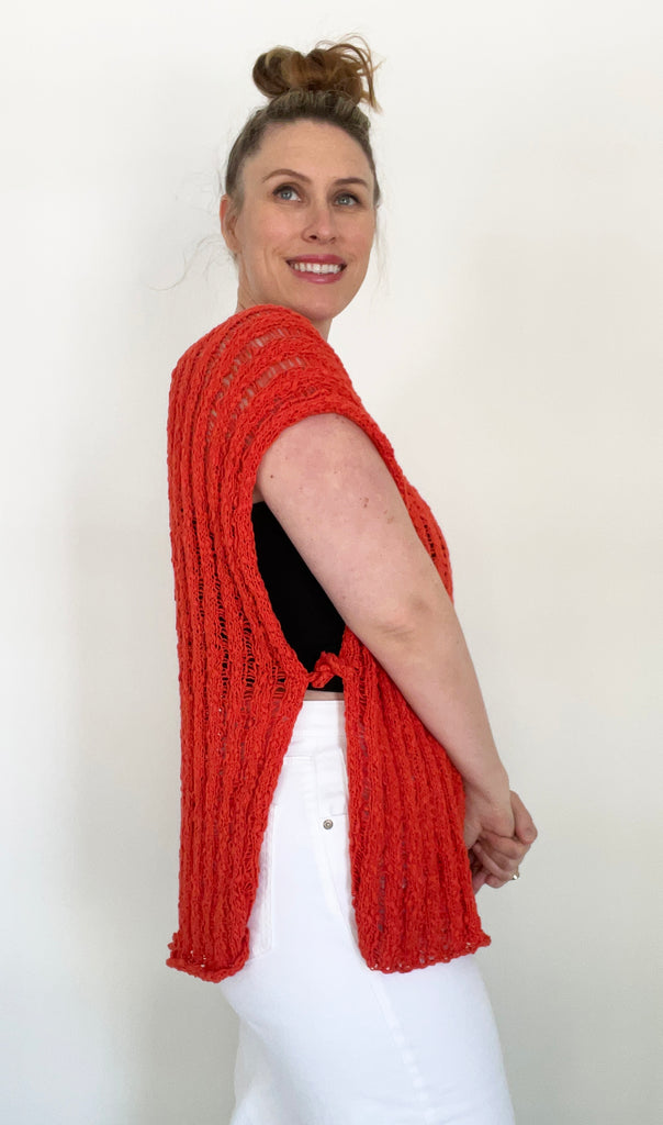 Joni Poncho – Knit One, Crochet Too