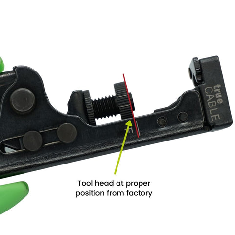 RG6 coaxial compression tool