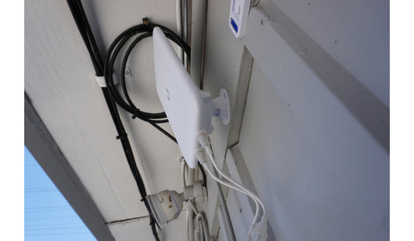 Commercial Outdoor WiFi AP Deployment with Shielded Ethernet Cat6 Cabling