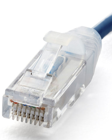 close up of cat6 patch cable