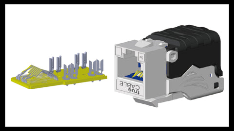 Cat5e Toolless Keystone Jack Unshielded