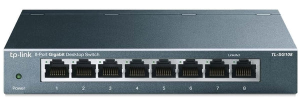 Small eight port desktop Ethernet switch.  Image courtesy of Amazon.