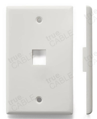 trueCABLE wall plate