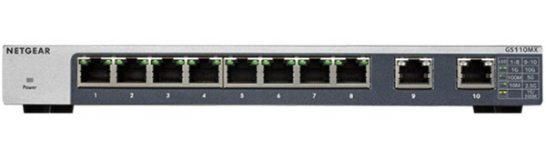 Great option from Netgear @ $160.  8 x 1G ports and 2 x 10G backbone ports.
