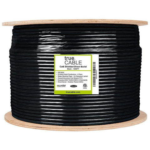 Cat6 Shielded Plenum Ethernet Cable