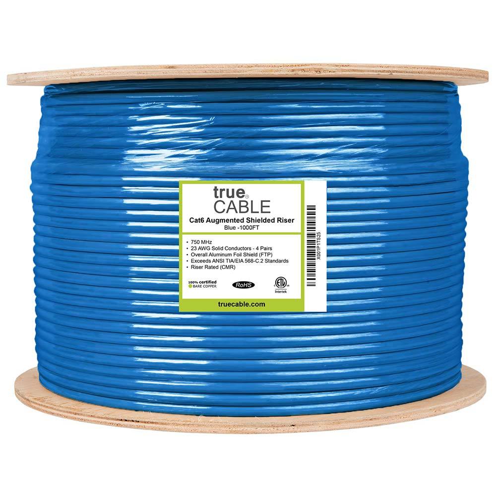 Cat6A Riser Ethernet Cable｜Shielded