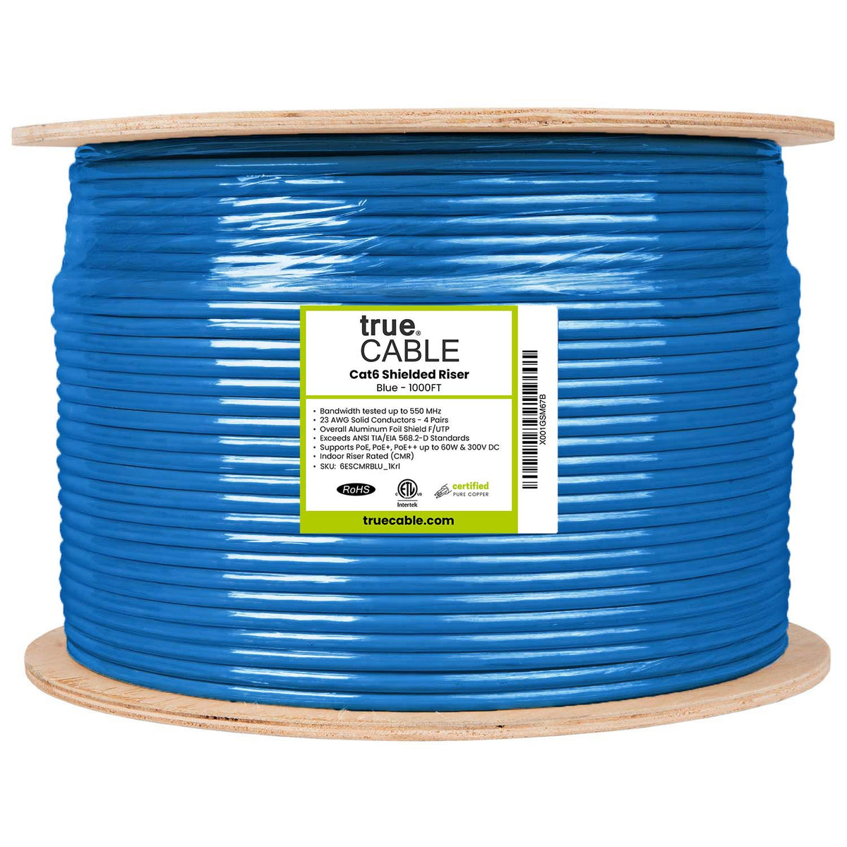 Cat6 Riser Ethernet Cable｜Shielded