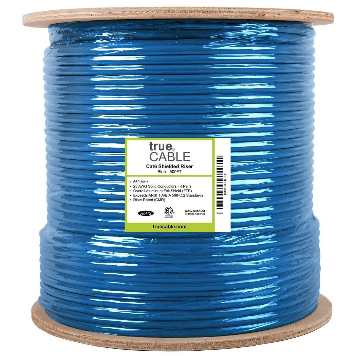 Cat6 Riser Ethernet Cable｜Shielded