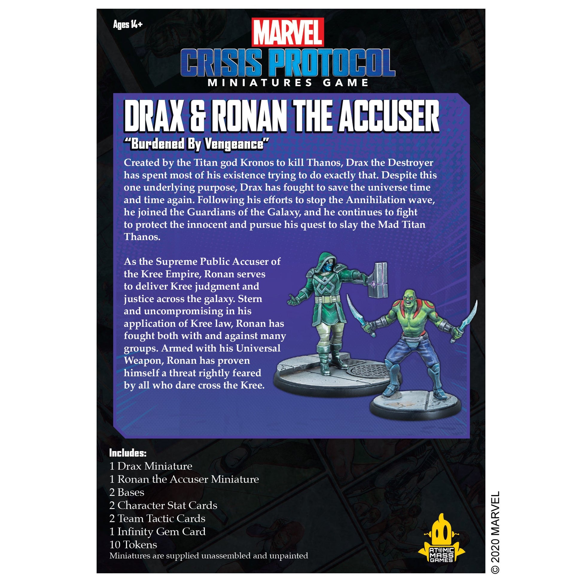 Marvel Crisis Protocol Drax and Ronan the Accuser - The Compleat Strategist