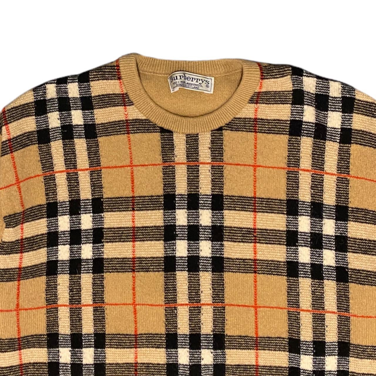 burberry plaid sweater