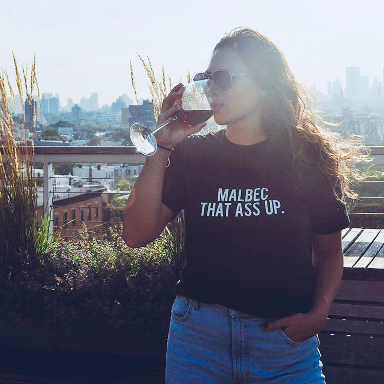 you can love this t-shirt w/o understanding it, it's open to  interpretation, just like the wines 🌀🧠 'good label/bad wine' t-shirts…