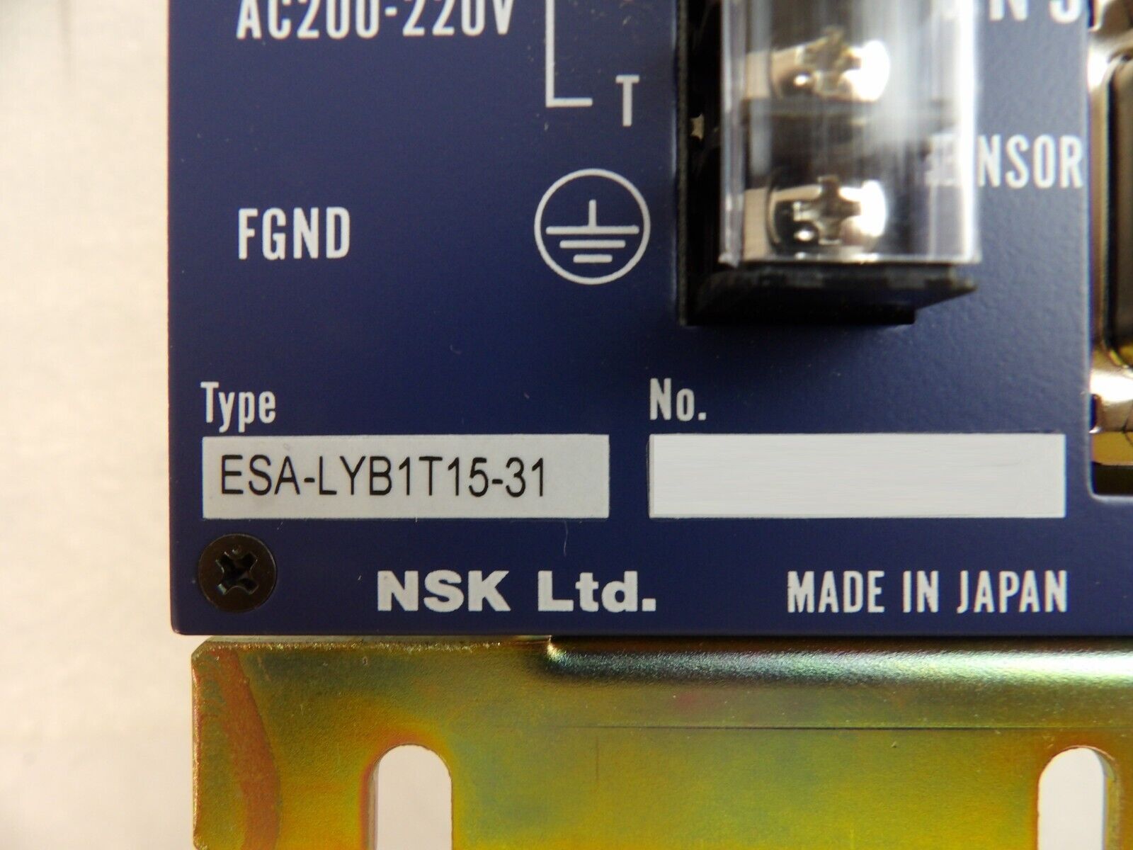 NSK ESA-LYB1T15-31 300mm Robot Servo Drive ESA Series Semitool New Surplus - Image 8