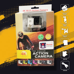 4K Wi-Fi Action Camera with Accessories 2 Screen – Triple Traders