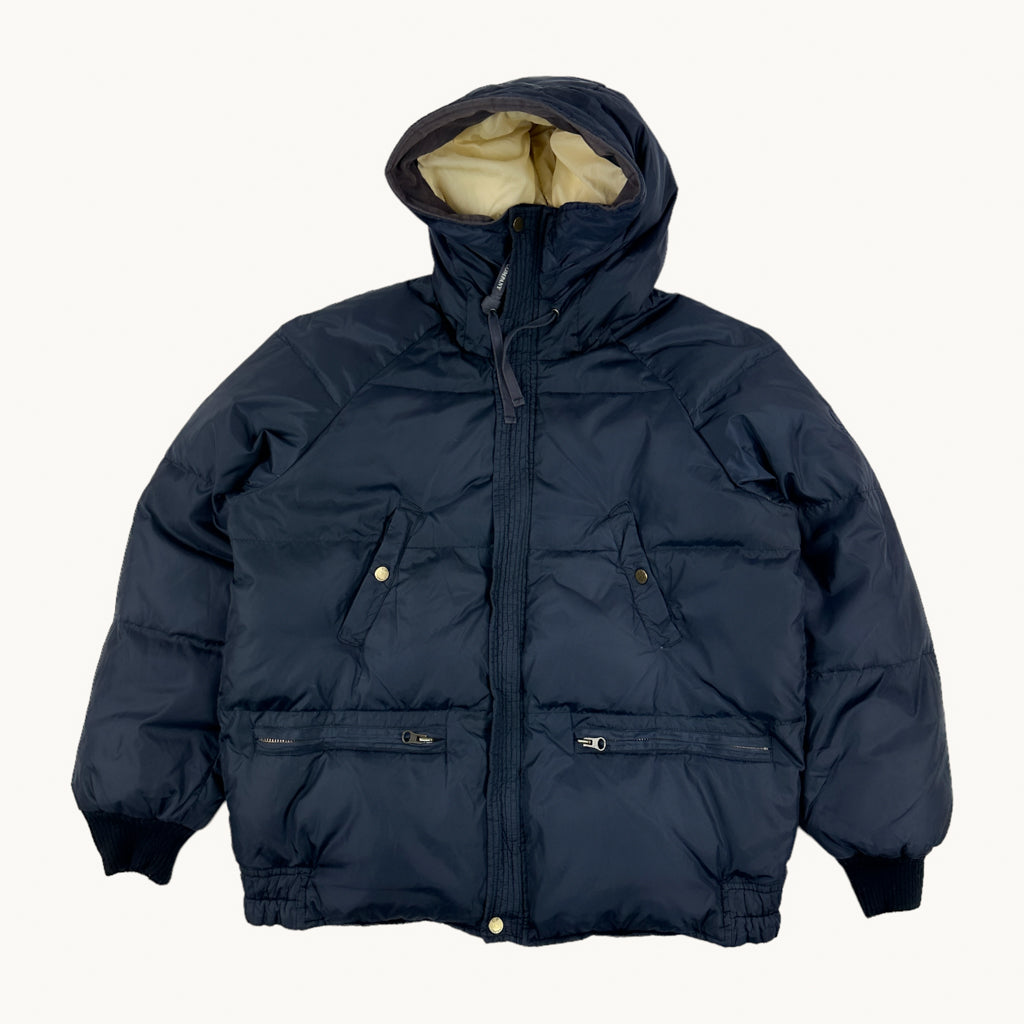 Navy Blue 90s CP Company Piuma Doca Puffer Jacket Coat (L) – 28 Vintage
